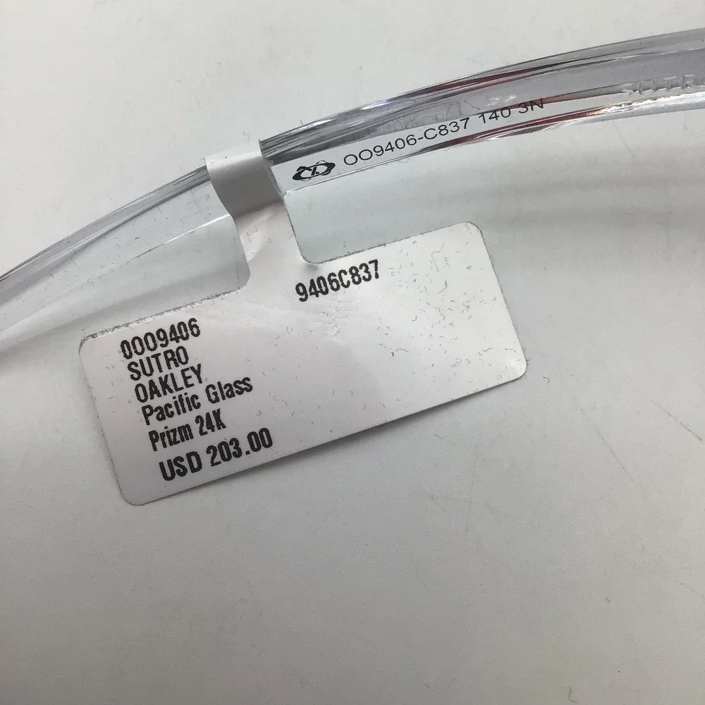 Oakley Sutro Sunglasses Pacific Glass Prizm 24K Gold Mirror OO9406-C837 NEW